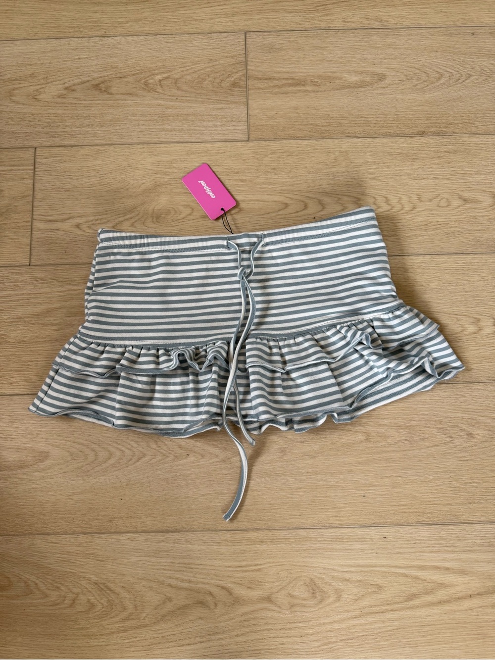 Edikted striped mini skirt